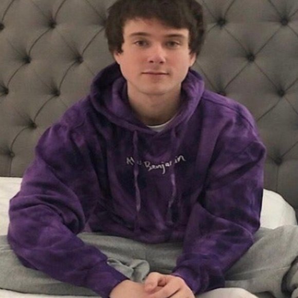 Alec benjamin tie dye hoodie top